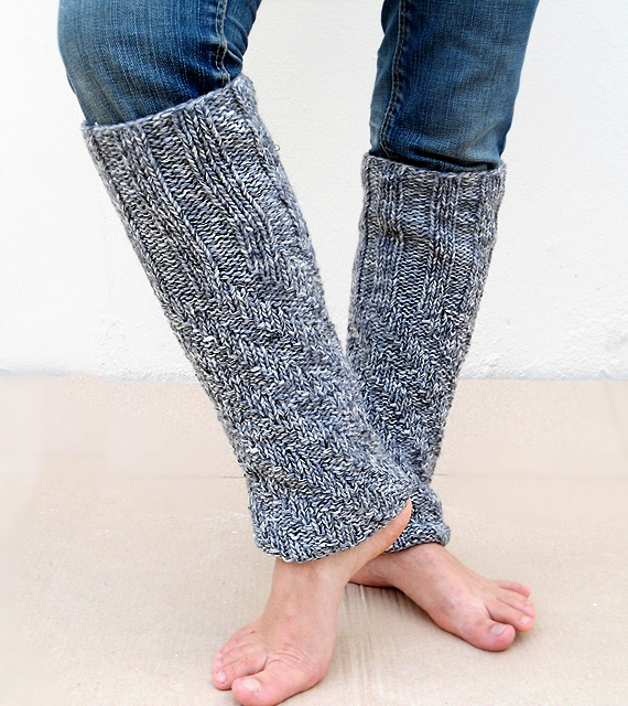 2 In 1 Leg Warmers And Boot Cuff, Grey Leg Warmers, Gray Leg Warmers